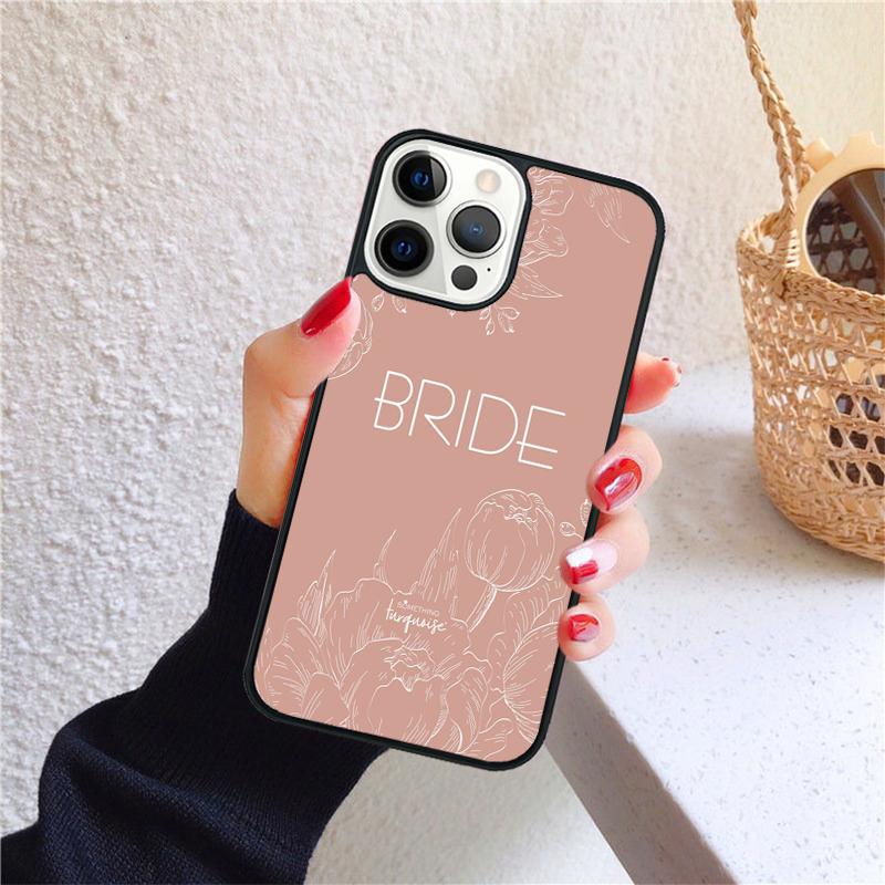 Bride To Be Phone Case for iPhone 17 Air 16 15 14 12 13 PLUS 11 PRO MAX Back Cover Fundas Shell