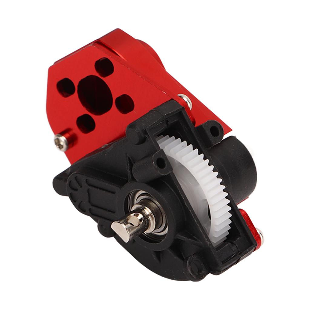 Aluminum Alloy Gearbox with Plastic Gear for Axial SCX24 AXI90081 Deadbolt 1/24 RC Car Upgrade Parts