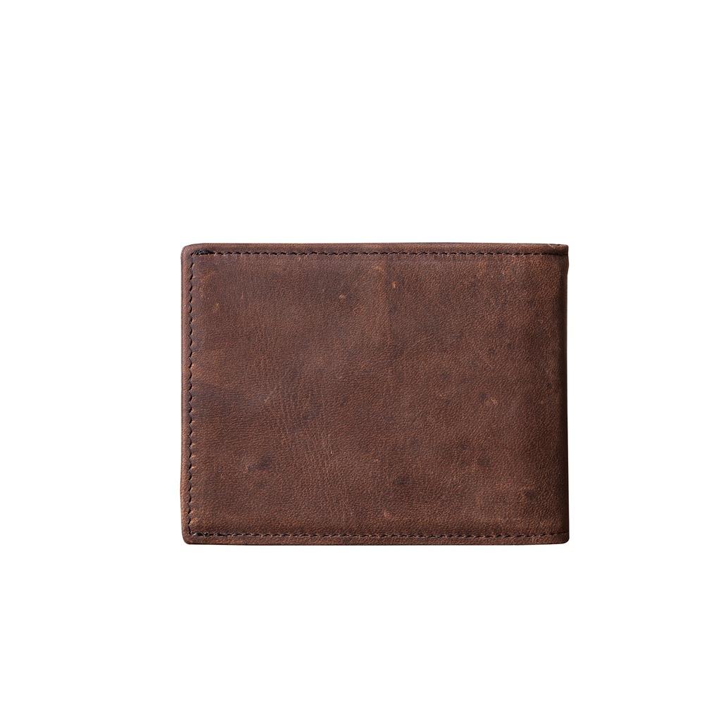 Genuine Cowhide Leather Men's Short Wallet Vintage Slim Card Holder with Money Dollar Cash Clip Classic Leather Credit Card Holder for Men Daily Use