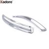 For Volkswagen VW Tiguan 2009-2013 2014 2015 Chrome Car Rear Fog Light Lamp Cover Trim Tail Foglight Bezel Trims Accessories