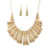Vintage Artistic Alloy Necklace And Earring Set Casual Wear Clothing Accessories