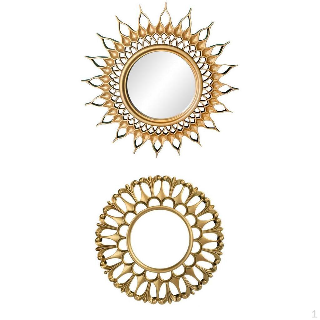 Buy 2x Nordic Wall Mirror Frame Small Mirrors for Corridor Entryway at