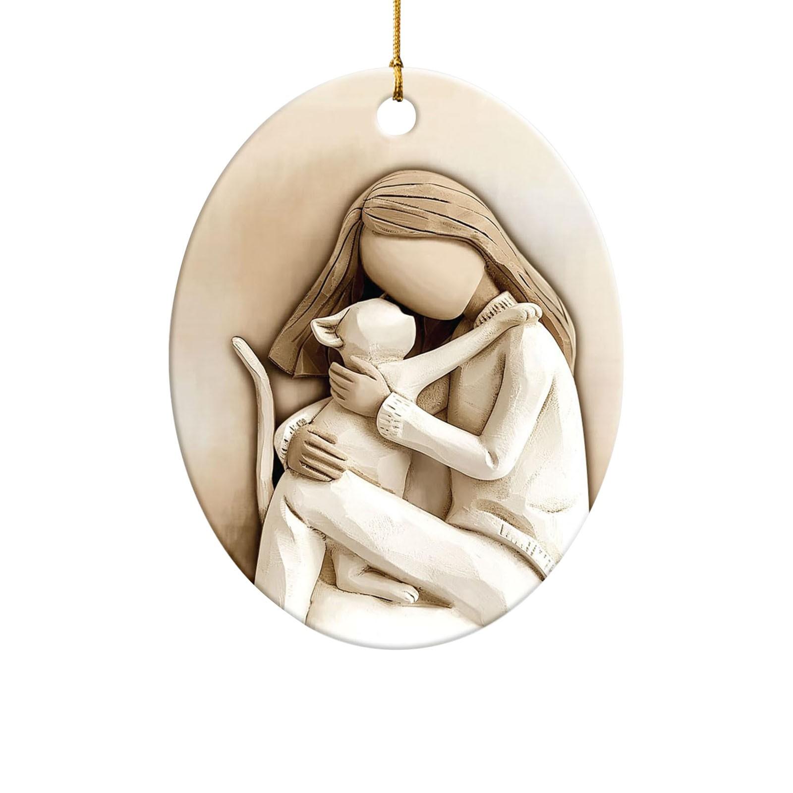 

2d Flat Ornaments Birthday For Lovers, Double-sided Acrylic Ornaments Ornaments For Women And Girls One Size