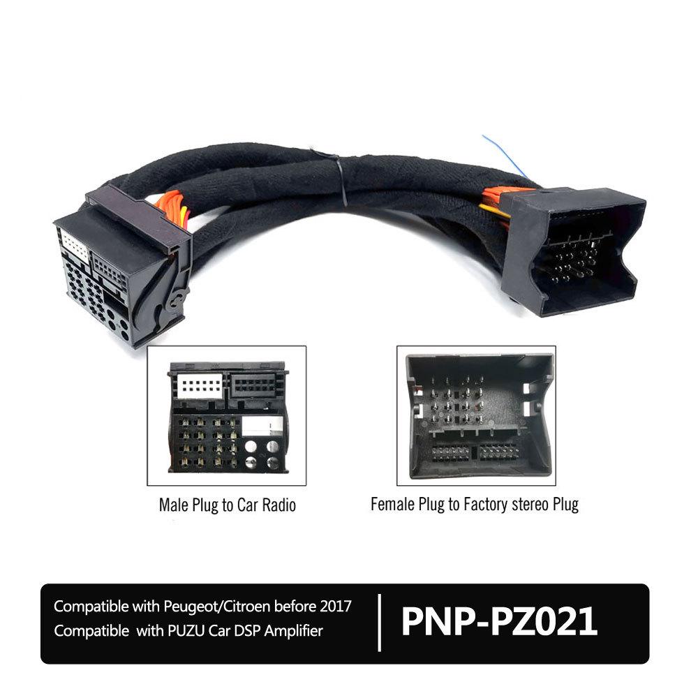 

PUZU Car DSP Amplifier Wiring Harness for Citroen, Peugeot, Triumph (PNP-PZ021) PUZU