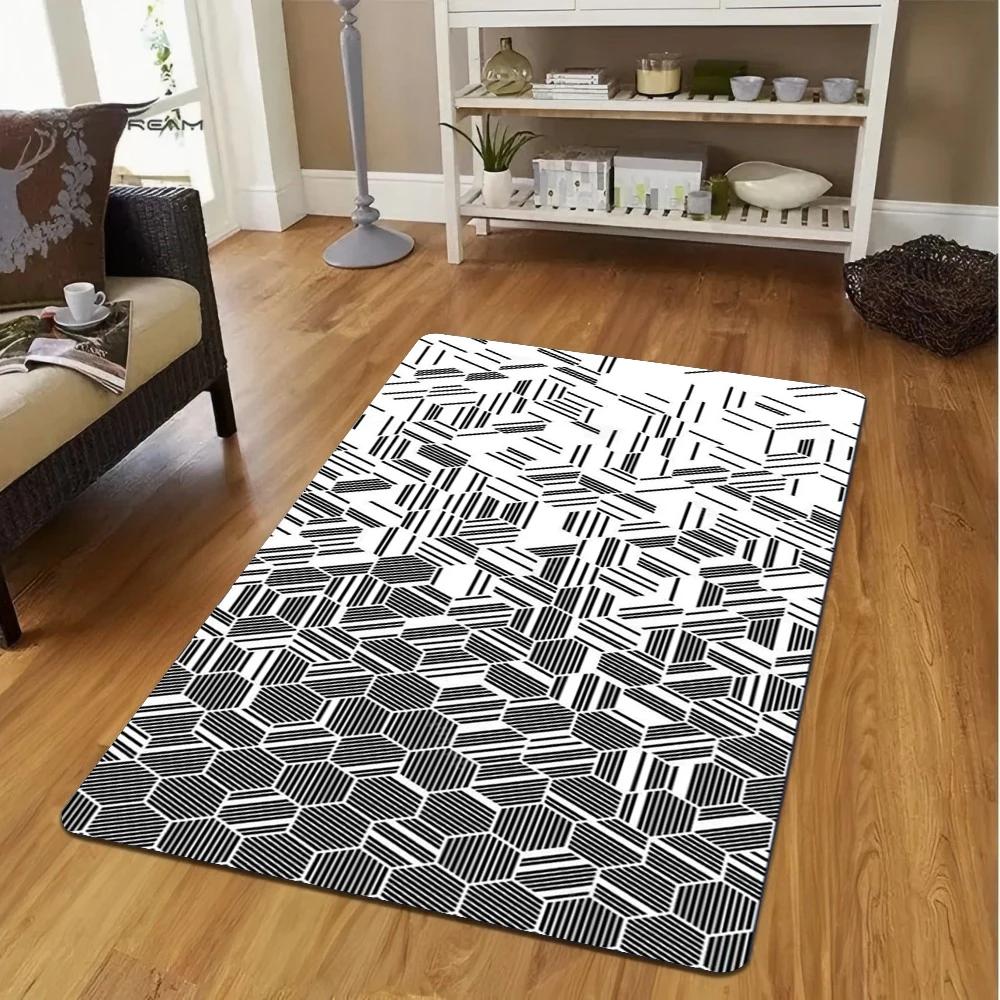 

Carpet Cartoon Living Room Bedroom Kitchen Sofa Table Balcony Rug Non-slip Washable Exquisite Home Decoration Ins 80x120cm
