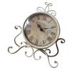 62KD Metal Desk Clock Classical Table Clocks Perfect for Bookshelves Desk Decoration