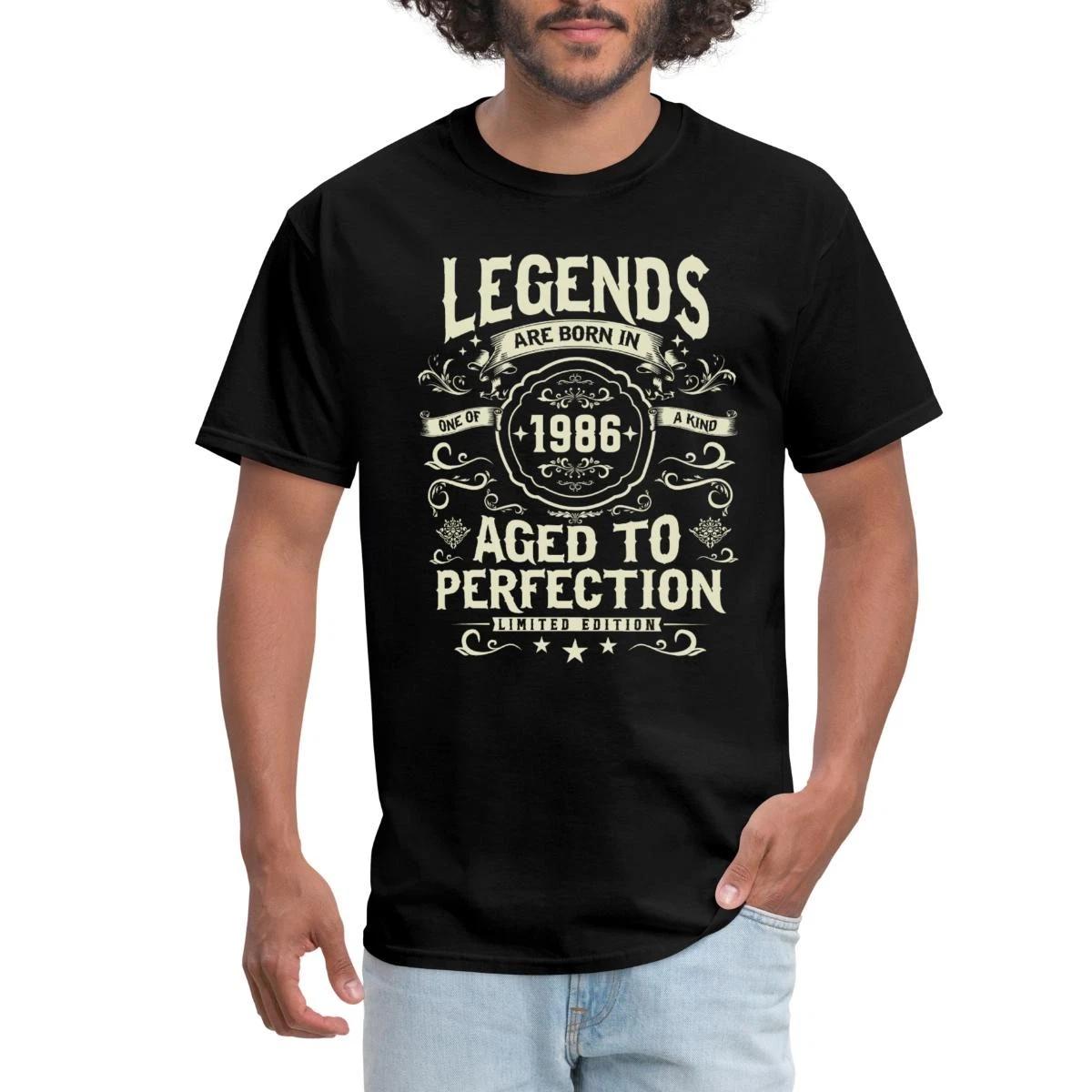 1986 Legends Vintage 40th Birthday Men s T-Shirt L