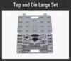 Metric & Imperial Hand Tap Wrench Set with Die Twister Rack
