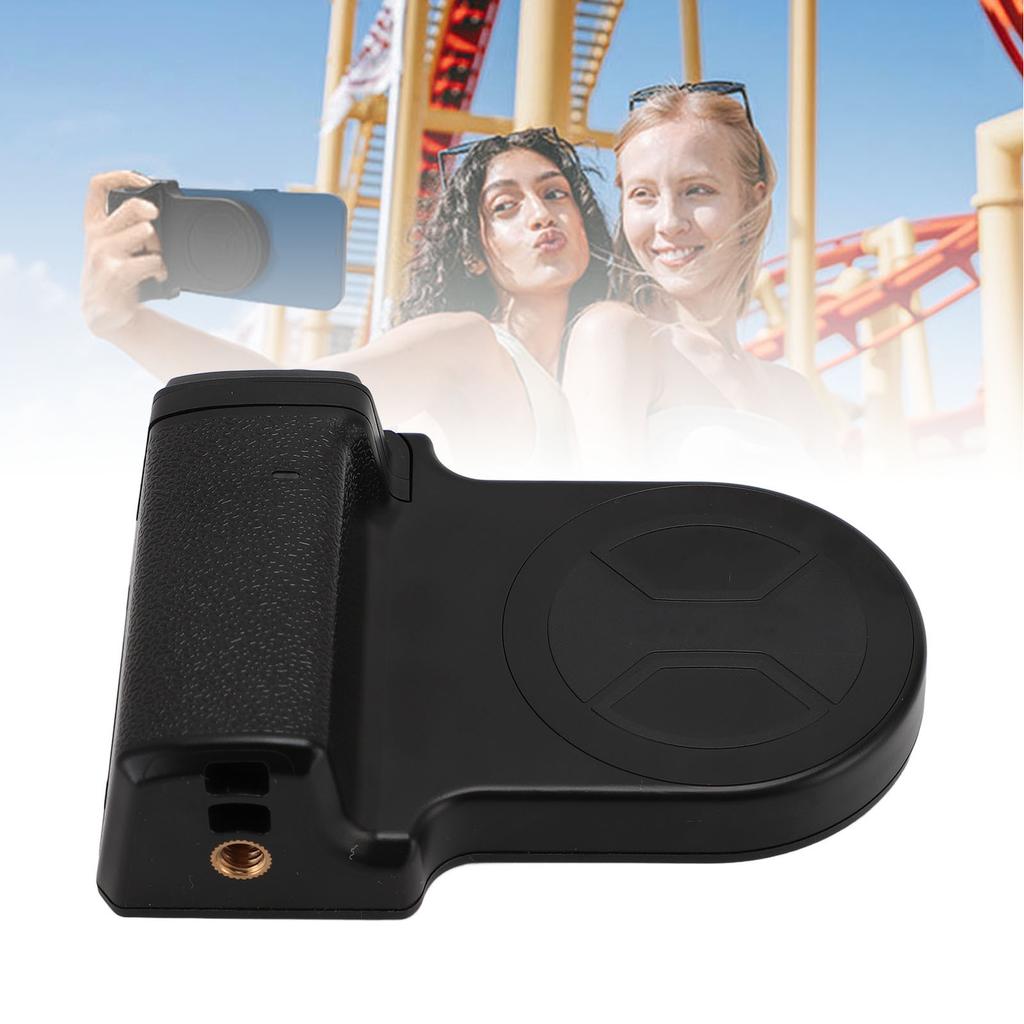 Smartphone Camera Grip Holder Magnetic Tripod Mount with Cold Shoe Adapter and Wireless Shutter Remote for Selfie