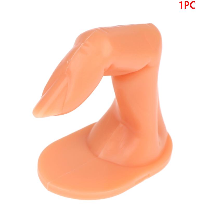 1/5/10Pcs Fake Practice Finger Mannequin With Or Without Nail Reusable Nail Art Training Tool For Nail Salon Beginner Learning