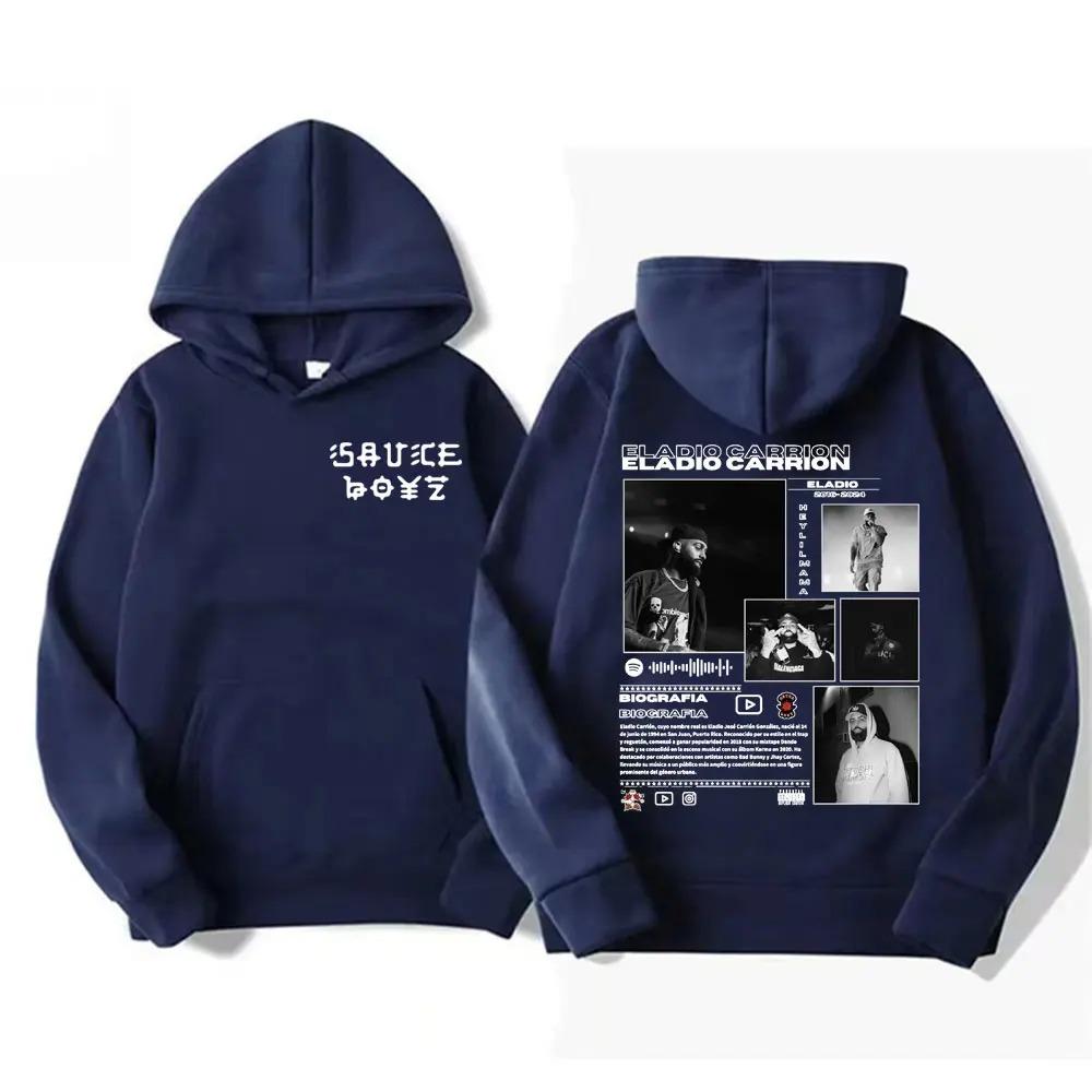 Rappeur Eladio Carrion album Merch sweat à capuche Hip Hop Punk Harajuku Hommes Femmes Sweat à capuche Haute qualité