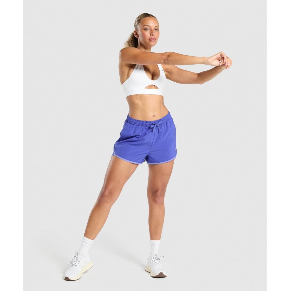 Gymshark Tréninkové kontrastní volné kraťasy 2.5 Force Blue B6a9m Ucvg