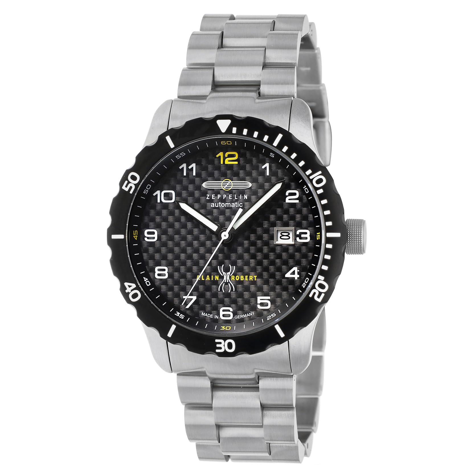 

Casual Watch Alain Robert Limited Edition Silver [Zeppelin] 7266-M5_SET Men s [Item] чорний