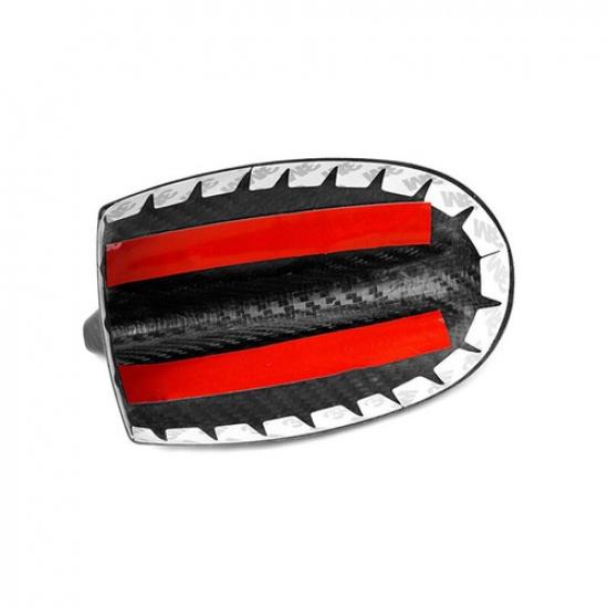 Real Carbon Fiber Roof Antenna Shark fin Cover Case for Dodge Charger 2015-