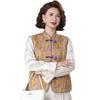 Spring Ethnic Style Vest for Middle-aged & Elderly Women - Lightweight Cardigan