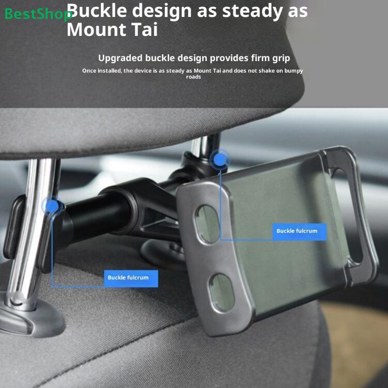Universal Car Tablet Holder - Adjustable Backseat Mount for Kids and Travel