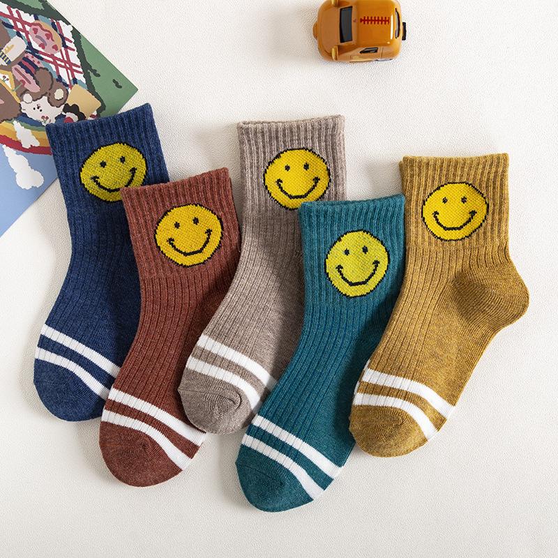 

5 пар теплых плюшевых детских носков, осенние и зимние плюшевые утепленные хлопковые носки для маленьких мальчиков и девочек, детские носки от 1 до 12 лет L