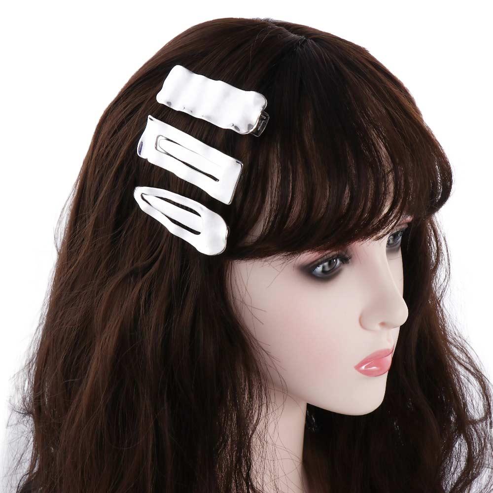 Geometric Women Headwear Metal Hair Pins Fix Fringe Barrette Punk Hair Clips Side Bangs Hair Clips