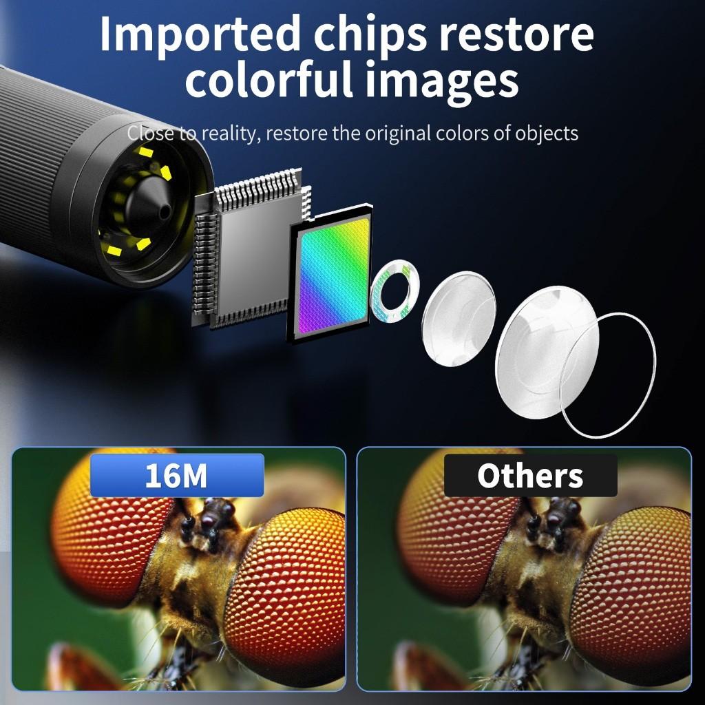 7 Inch 1200X Digital Microscope 16MP HD Soldering Microscope Magnification Coin PCB Circuit Repair Equipment