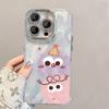 Applicable to iphone11pro little monster apple 11/11plus mobile phone case new 11 protection with glitter lens