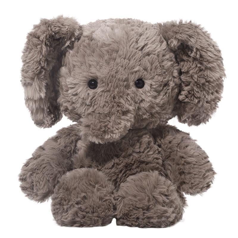 Elephant Plush Toy With Pp Cotton Filling Soft Cuddle Pillow For Kids Gift