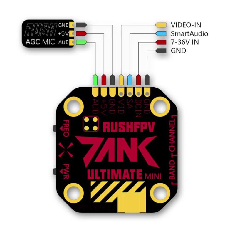 RUSHFPV TANK MINI FPV Video Transmitter