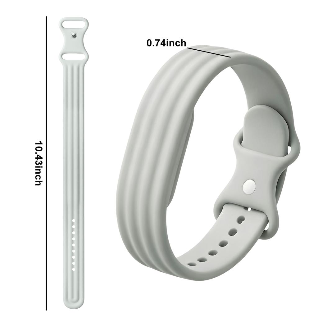 Silikon-Schlaufen Sportuhrarmband für Google Fitbit Air Gummiarmband Atmungsaktives Band Armband Correa Ersatzzubehör