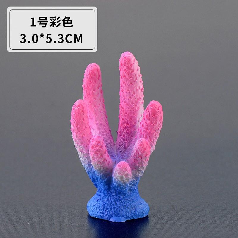 

Имитация кораллового аквариума с рыбками, ландшафтный дизайн пляжа, микроскопический океан, реквизит One Size