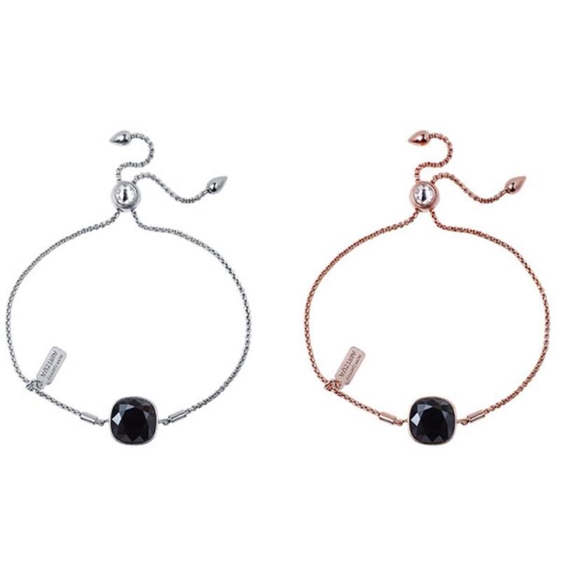 

Nengsoa Bracelet Cushion Cut Crystal Women s Chain rose gold