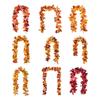 Thanksgiving Fall Leave Hanging Garland Maple Leaf Vine Garland Autumn Maple Leaf Vines For Wedding Party Home Decoration
