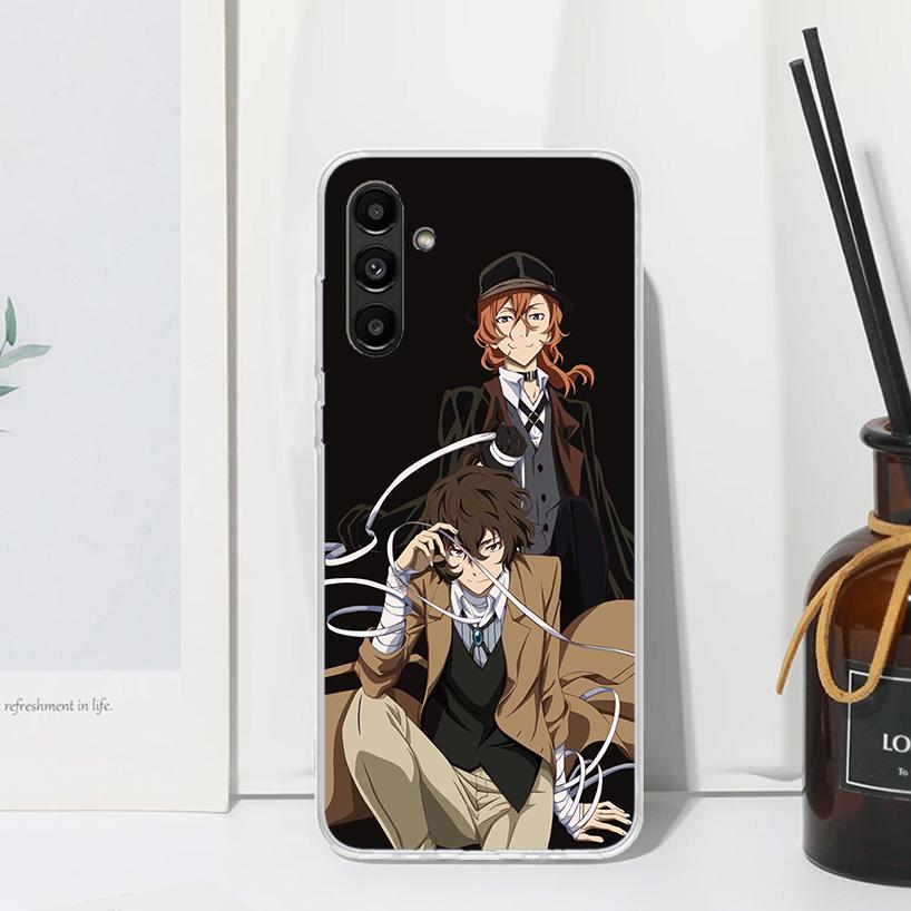Bungo Stray Dogs Double Black Phone Case For Samsung Galaxy A17 A37 A57 A16 A26 A36 A56 A15 A25 A35 A55 A14 A24 A34 A54 A13 A23