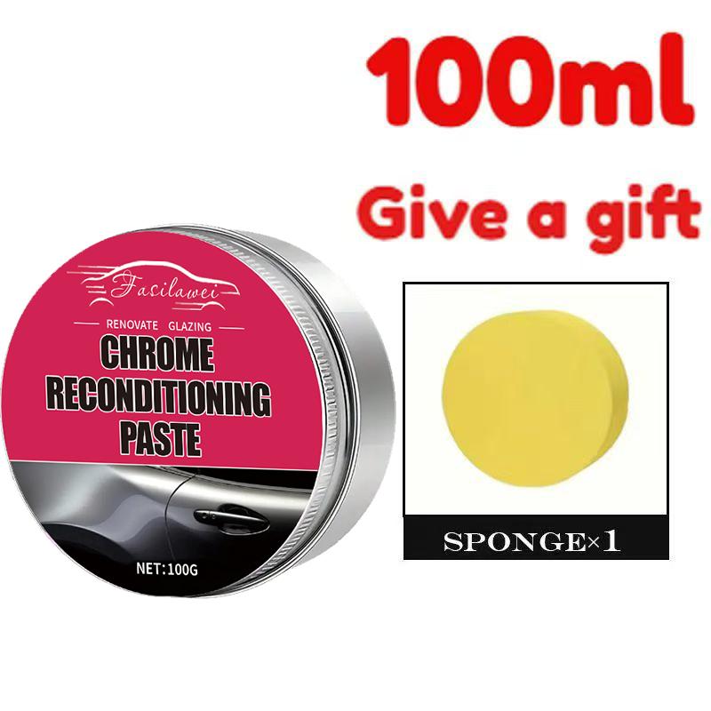 

High-End Automotive Parts Chrome Paste - Quickly Polish And Restore Car Components, Instantly Giving Aging Metal a Mirror-Like S