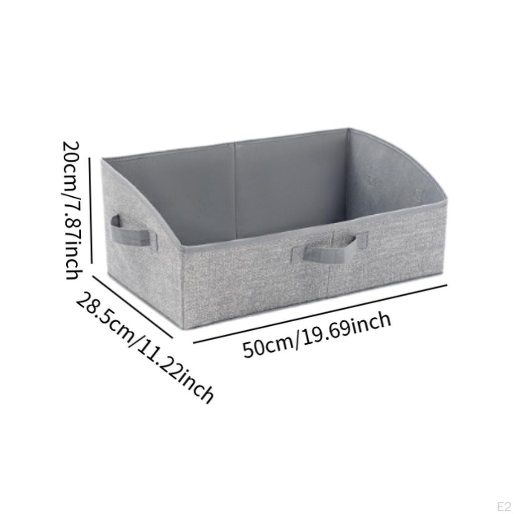 3 Pack Collapsible Baskets for Clothing, Storage Boxes with Handles Household Use
