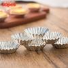 50Pcs Egg Tart Aluminum Silver Cupcake Cake Cookie Mold-Mould Tin Baking Tool