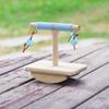 Bite-resistant Parrot Perch Stand Wear-resistant Parakeet Teeterboard  Cage Accessory