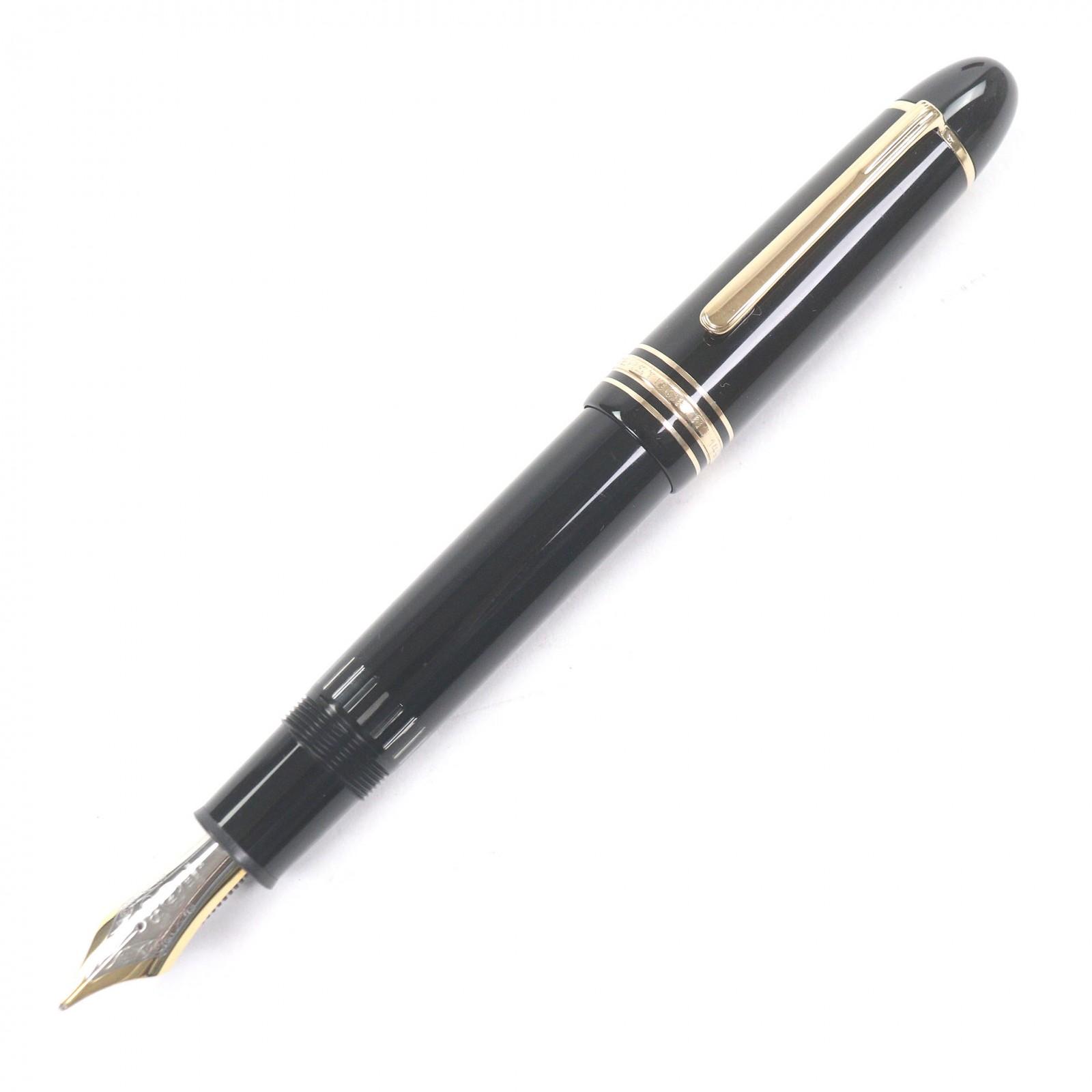 

Great MONTBLANC fountain pen Meisterstück 149 Cap type black 18K Used