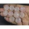 260Cts. Natural Pink Rose Quartz Round Cabachon Loose Gemstone 10 Pcs Lot C-2526