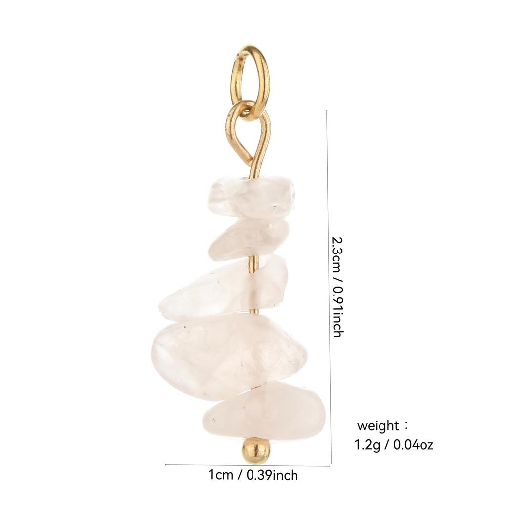 DIY Jewelry: Stainless Steel Rings, Natural Stone Crystal Necklace and Earring Pendants