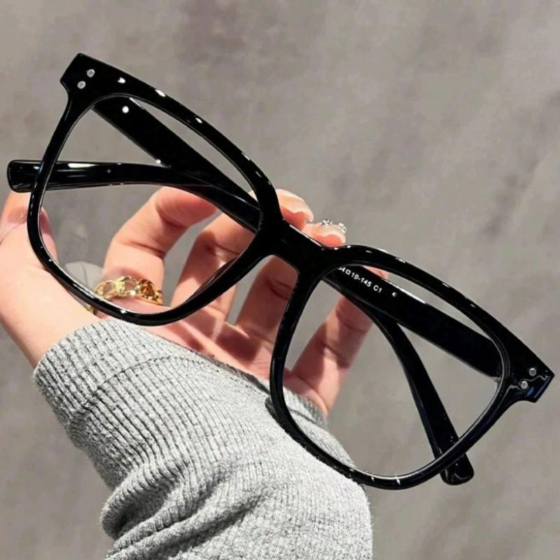 Transparent Frame Anti Blue Light Blocking Glasses Reduce Eye Fatigue Classic Computer Eyewear for Men Women Home Use