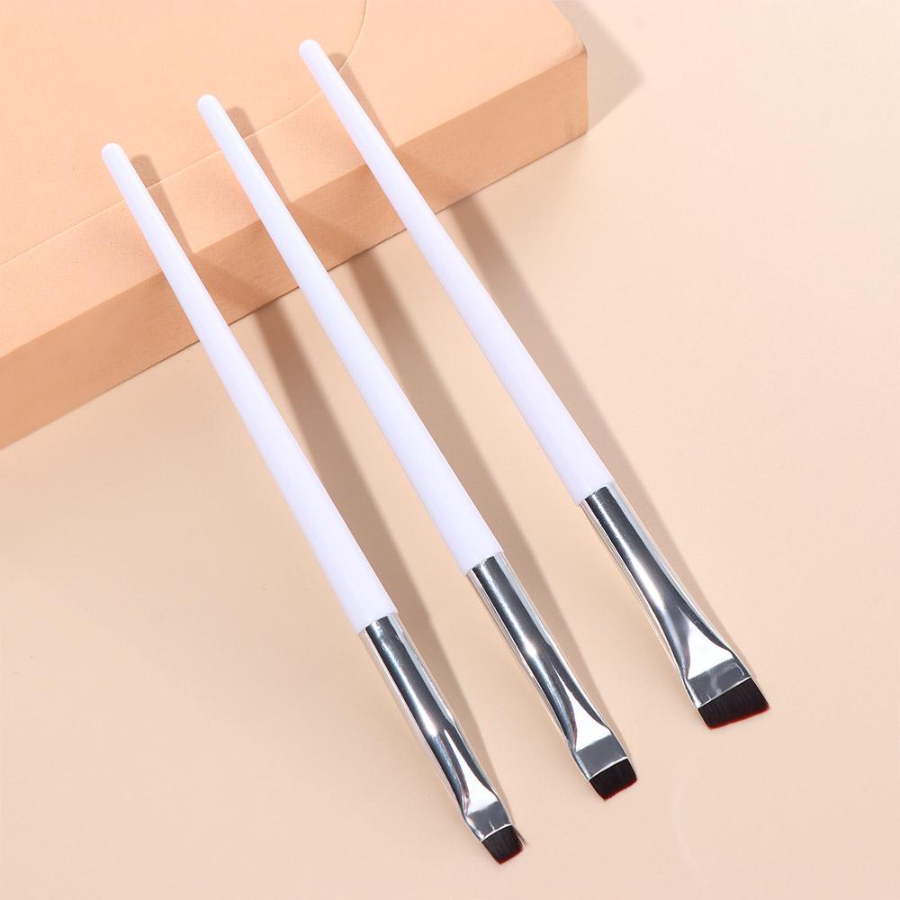 Beginners Angled Fine Eyeliner Brushes Liner Brow Brush Flat Eyebrow Brush Blade Makeup Brushes