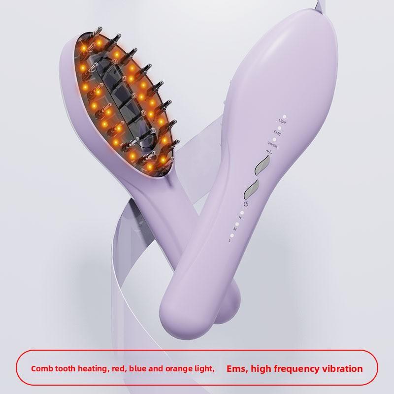 Head Scalp Drug Guide Comb Household Red Light Special Electric Massage Comb Micro Current Negative Ion Hair Growth Instrument