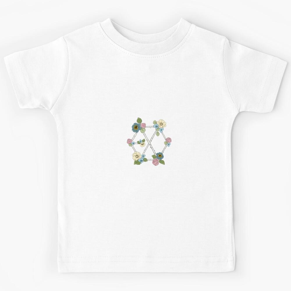 EXO Floral Logo Kids T-Shirt 140