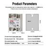 10A SSR 25A Solid State Relay 40A Output 3-32VDC 24-480VAC 220V Single Phase DC TO AC 40A Relay SSR HeatSink SSR 40DA Relays 5