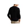 Polo Ralph Lauren FW23 Solid Color Crew Neck Casual Pullover Sweater Men sweater Black MNPOSWE16821244-001