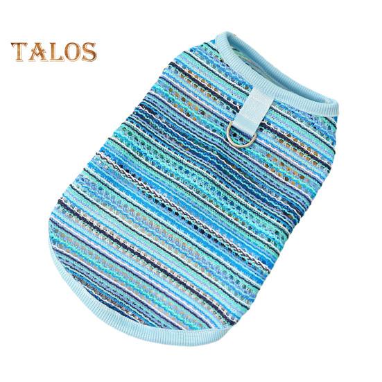 

Футболки для собак, летняя безрукавка для домашних животных, дышащая, полая, охлаждающая одежда, одежда для домашних животных для маленьких собак и кошек XS синий