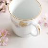 Okura Art Pottery Sakura Series 3rd Edition "Hatsumiyozakura" Mug, Coffee/Tea, Approx. 310cc, Made In Japan, 105C/A682-3
