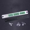 Luminous Decorations Car Temporary Parking Card Phone Number Notification Plate