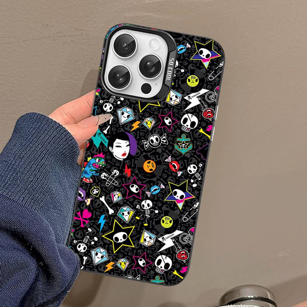 Japan Cute T-Tokidoki Phone Case For IPhone 16 15 14 13 12 11 Pro Max 17 Plus Colorful Cover