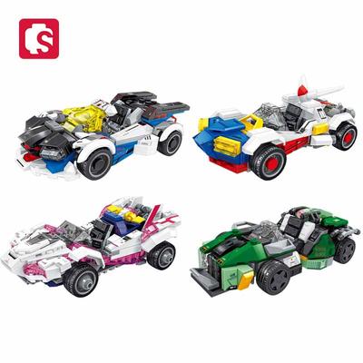 Ungiftige Sembo Coole Rennfahrzeug Montage Bausteine Kits Moc Kreatives Sportwagen Modell Steine Kinder Spielzeug Für Kinder Geburtstagsgeschenke