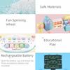 with Light Sound Baby Music Piano Toy Rotating Bell Early Educational Music Toy  Baby Playing
